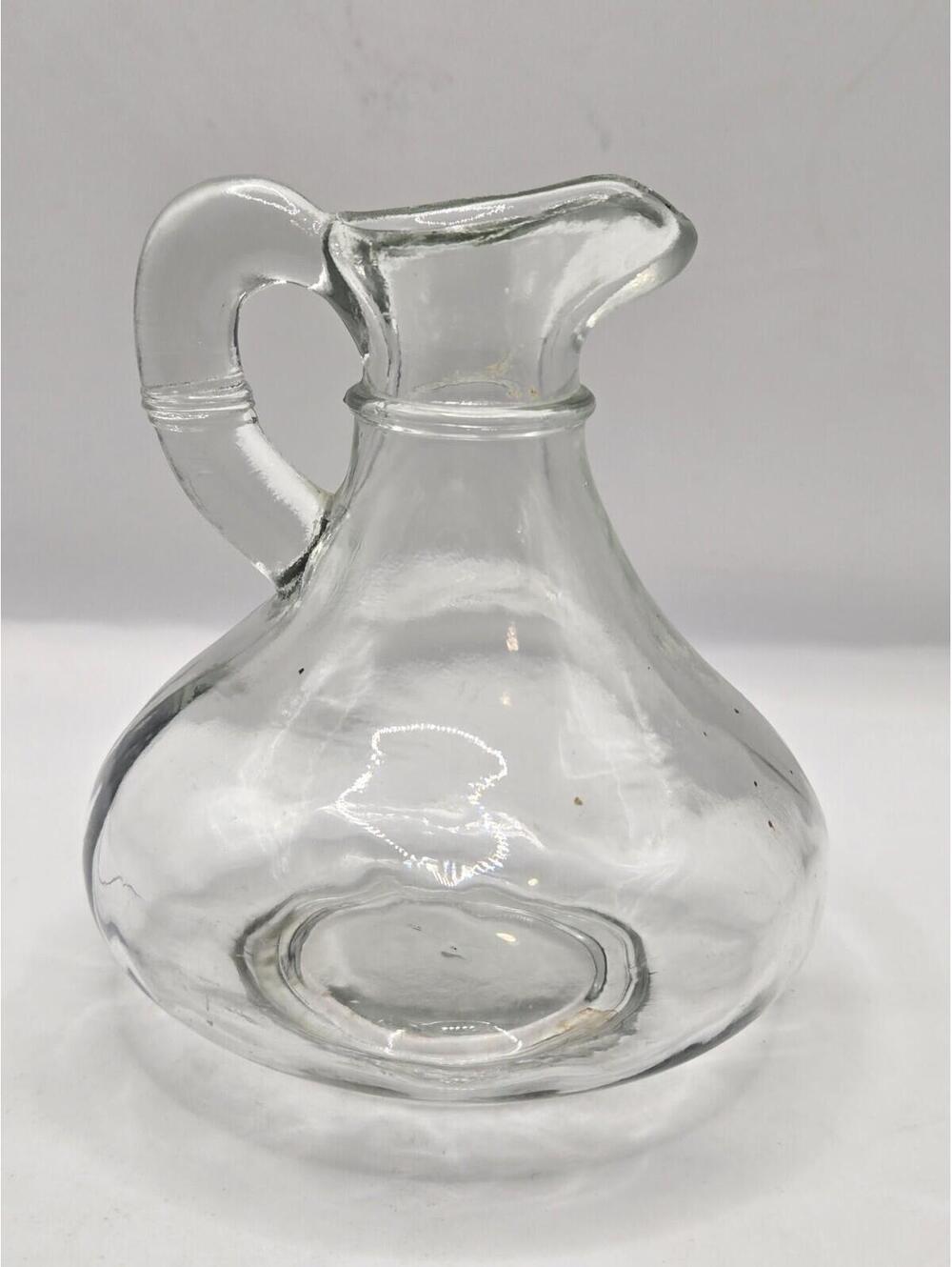 Vintage Anchor Hocking Vinegar Oil Apothecary Glass Bottle Pitcher No Stopper